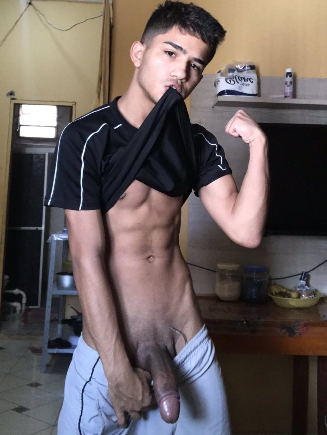 Masculine Twink Porn - Twink with a big manly cock - Nude Latino Boys